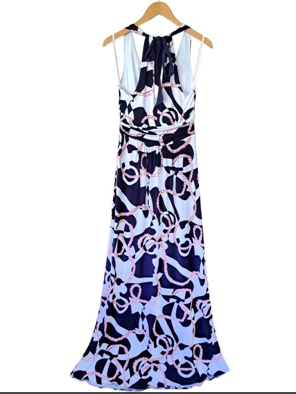 Like New Lilly Pulitzer Nautical Maxi Dress Size Med - Picture 4 of 9
